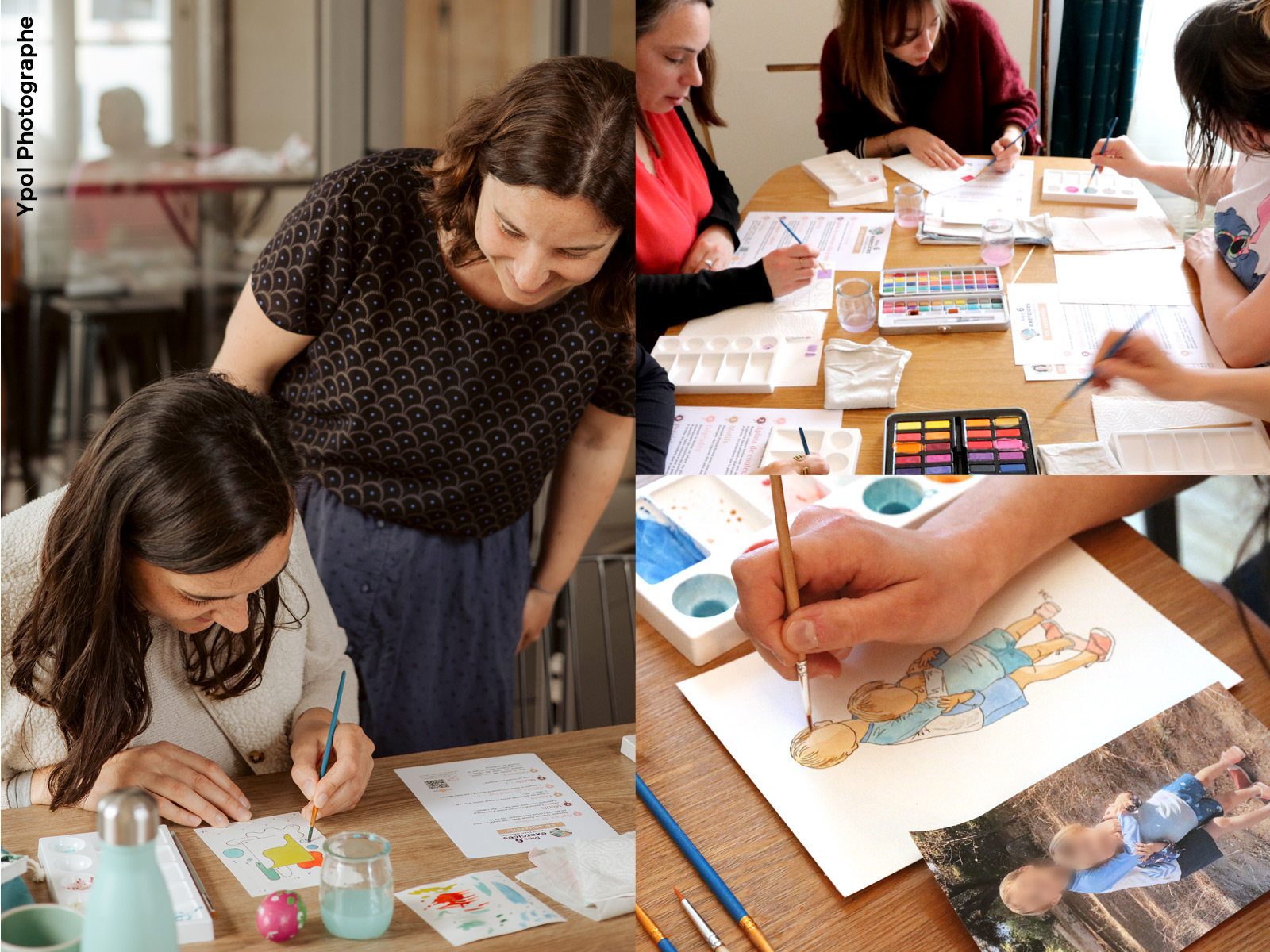 Ateliers Aquarelle Fête des Mères
