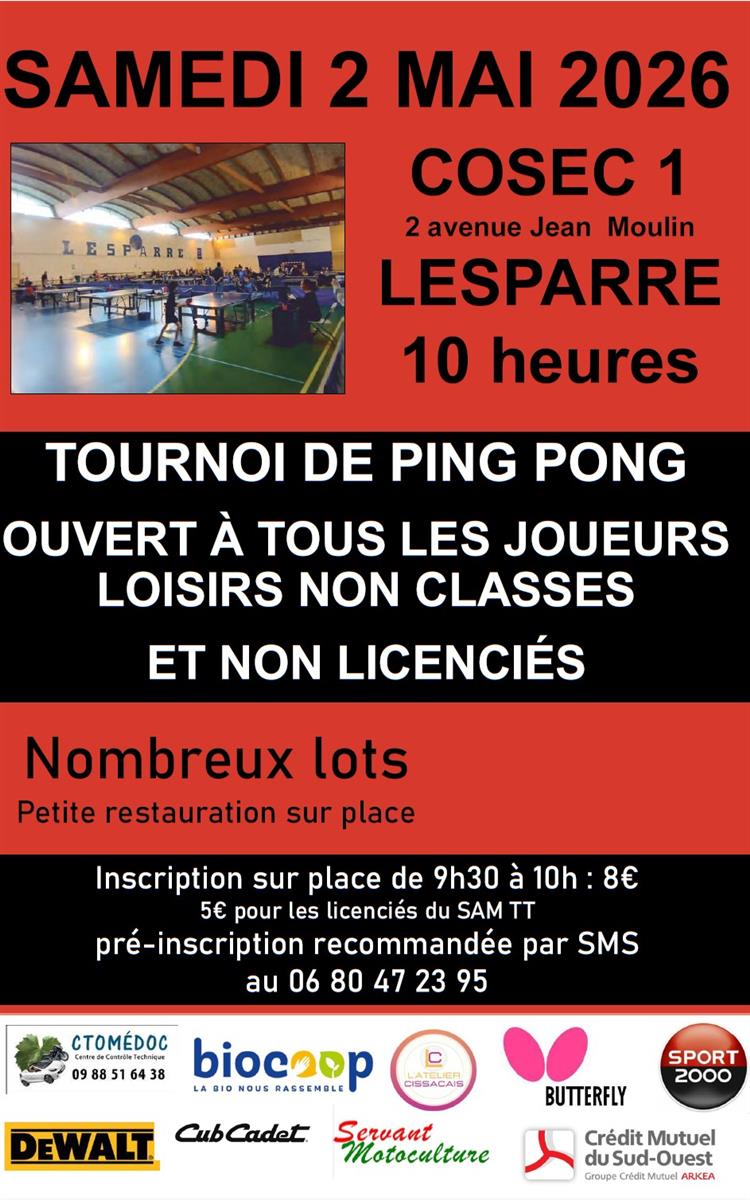 Championnat de Ping-Pong Loisirs