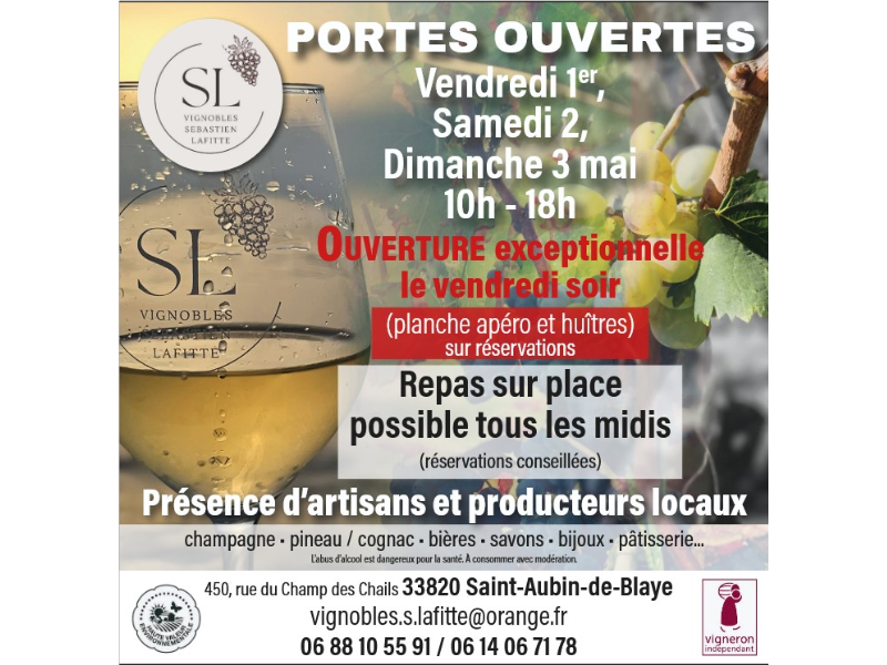 Portes ouvertes du vignoble Sébastien LAFFITE