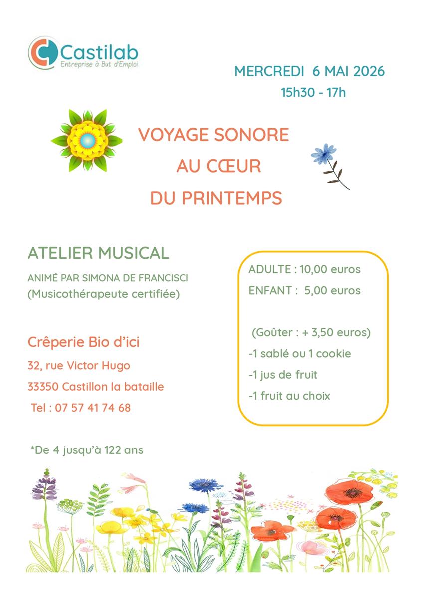 Atelier musical "Voyage sonore au cœur du prin ...