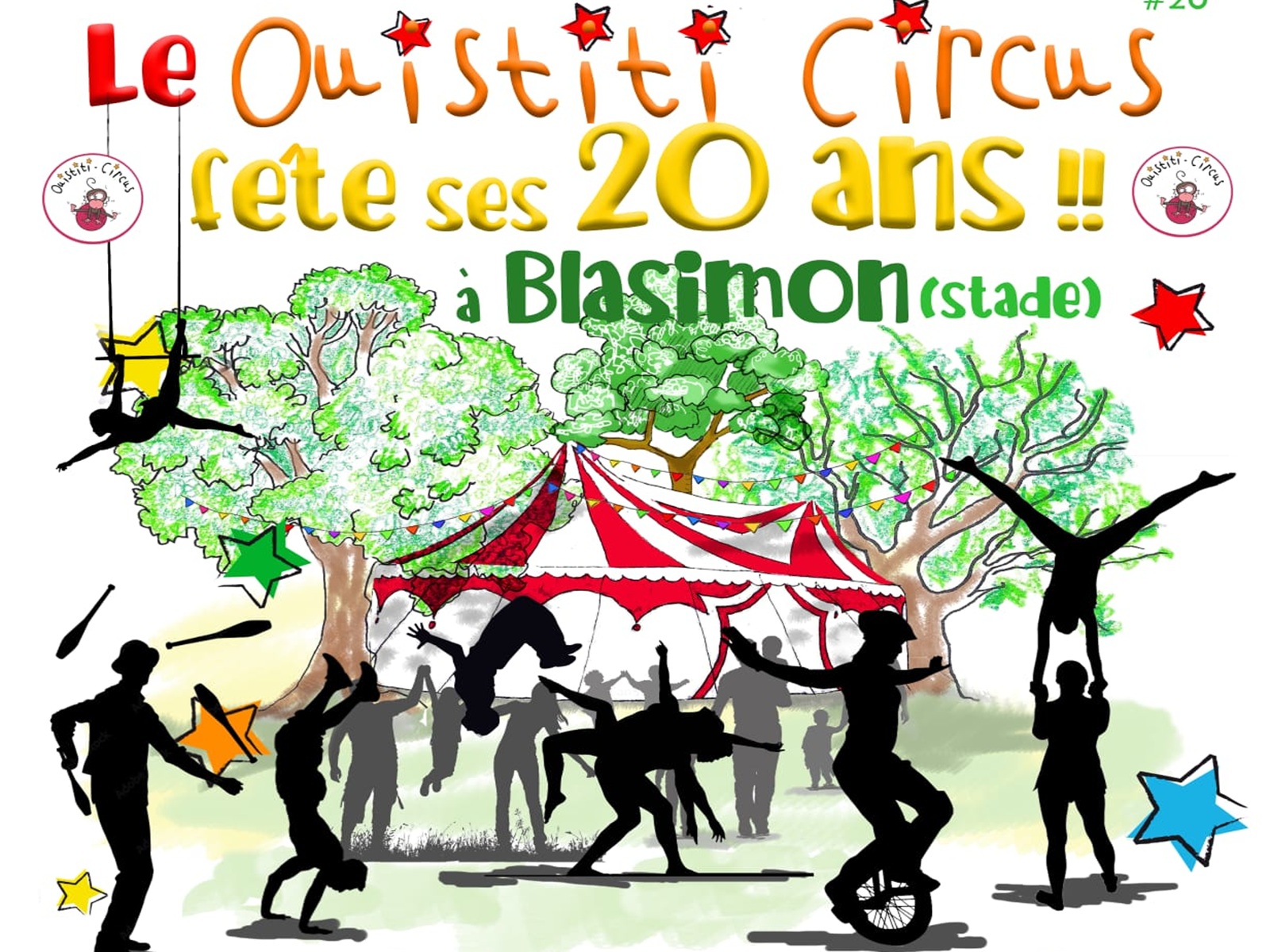 Le Ouistiti circus fête ses 20 ans à Blasimon