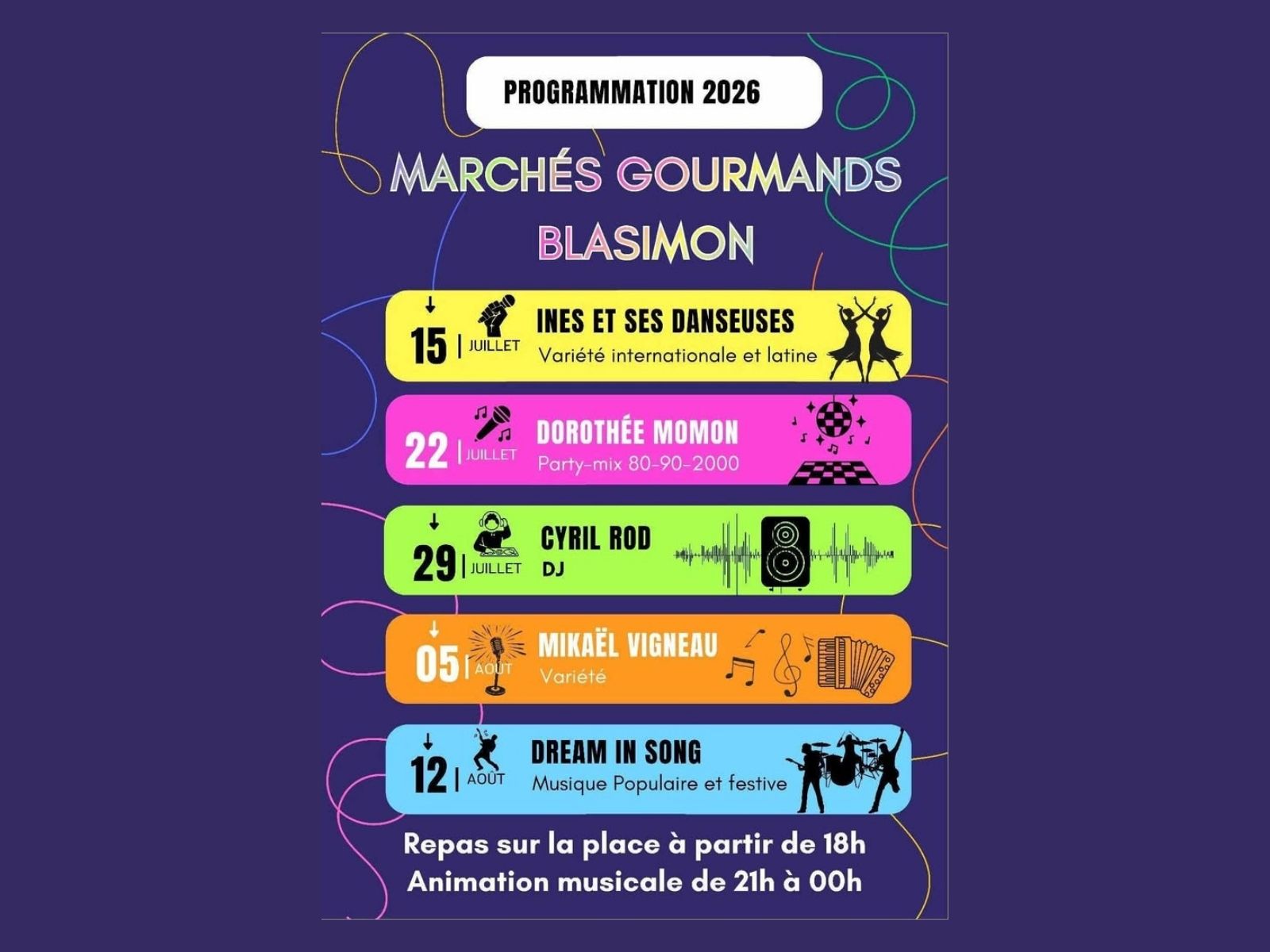 Marchés gourmands 2026