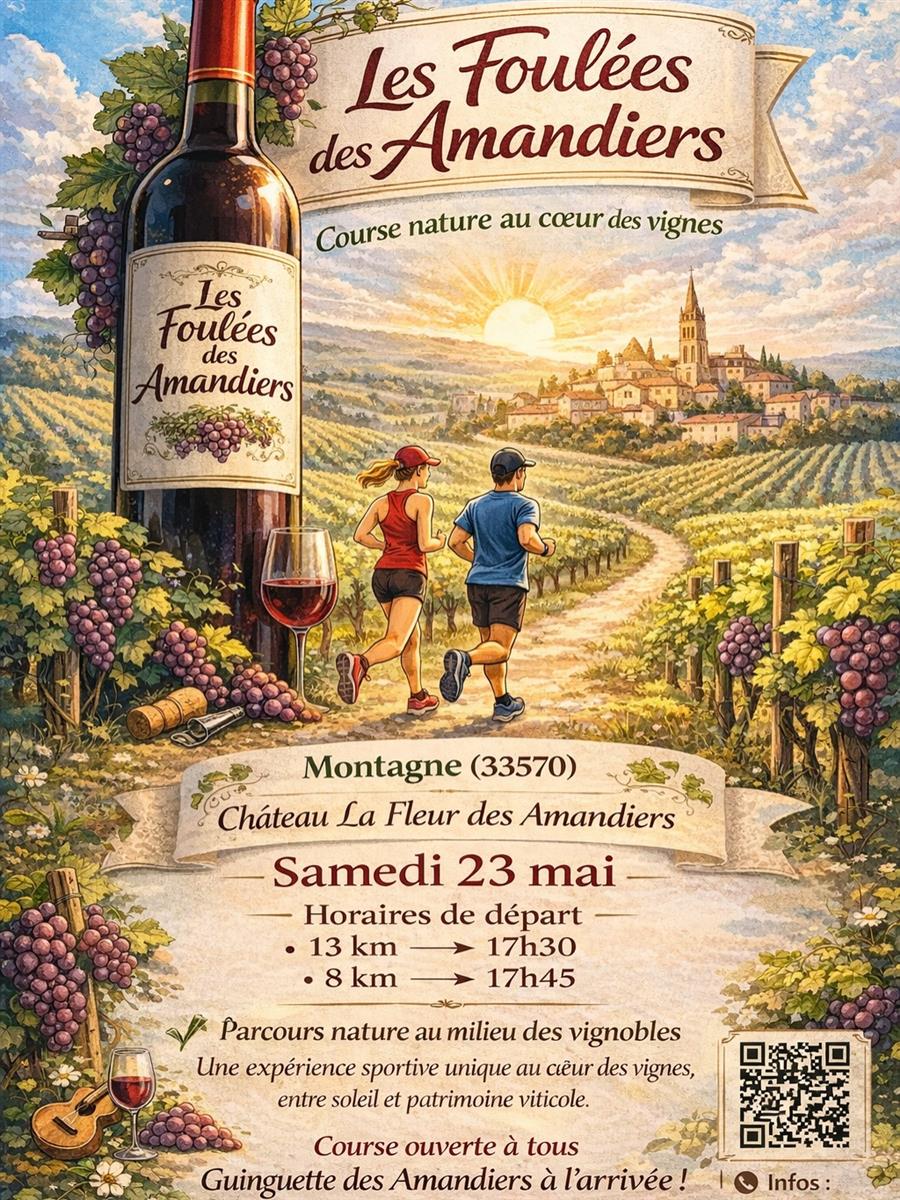Château La Fleur Des Amandiers : Les Foulées