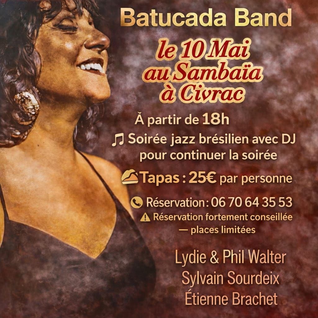 Soirée batucada 100% brésilienne