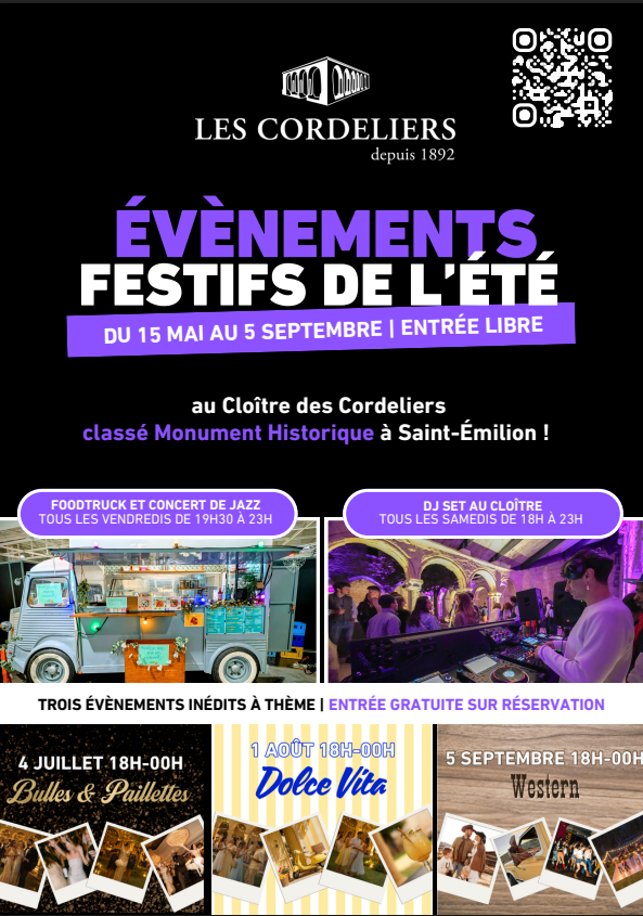 Les Cordeliers : Vendredis Foodtruck & Jazz