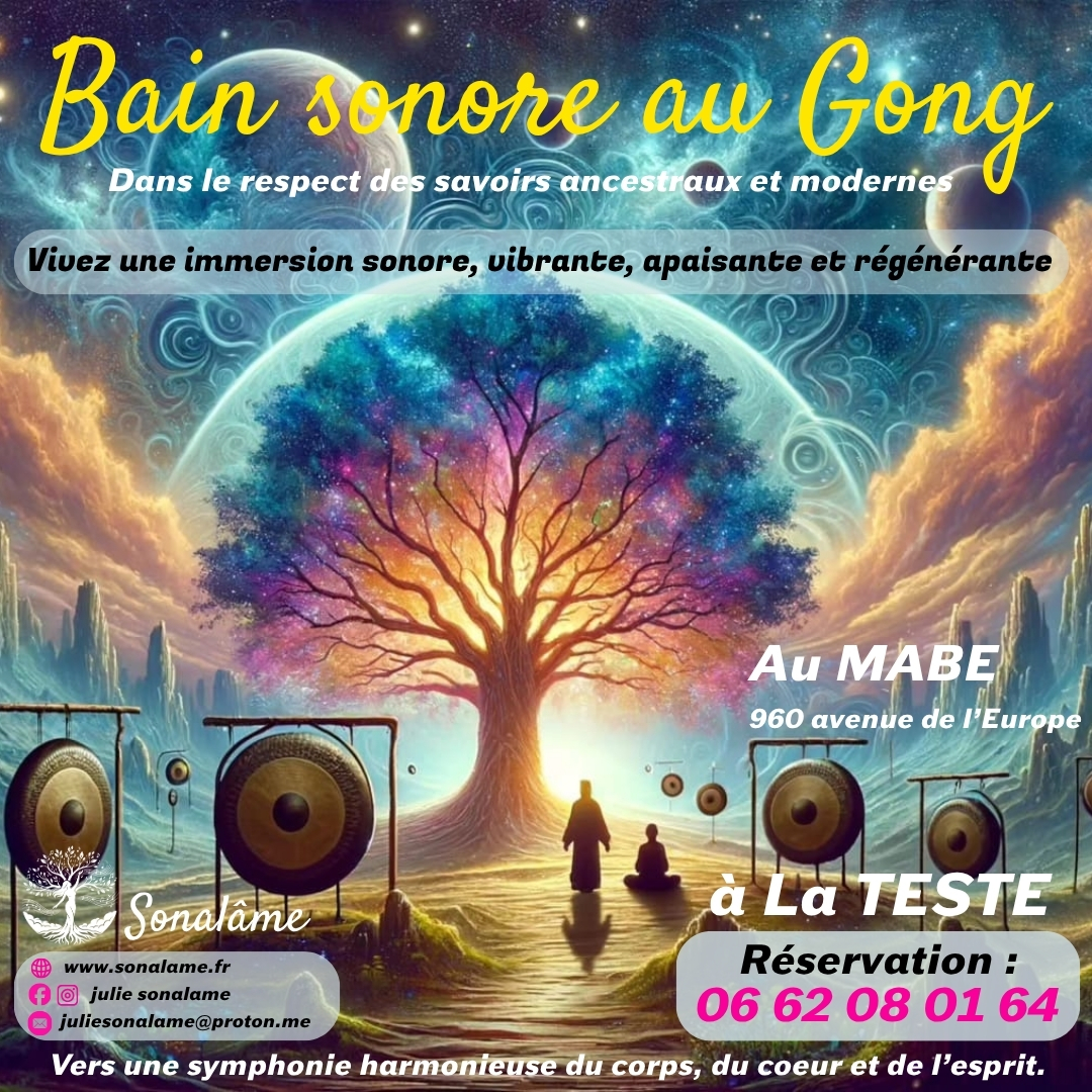 Bain sonore au Gong