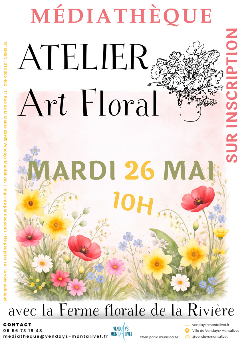 Atelier floral avec la ferme florale de la rivière