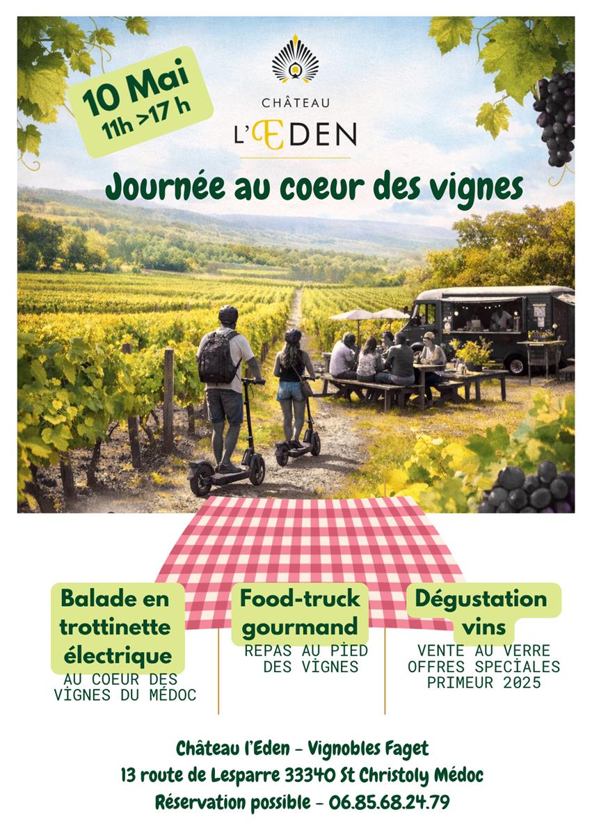 Journée au Coeur des Vignes au Château l'Eden