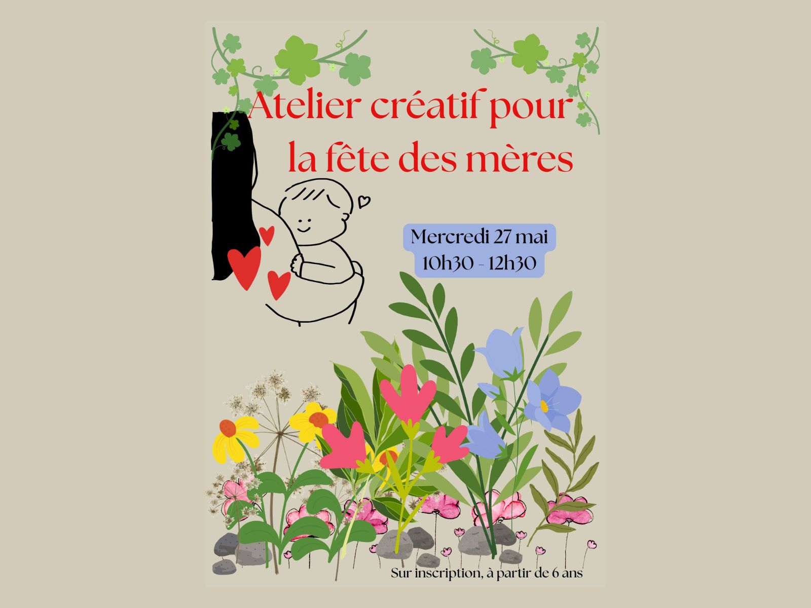 Atelier créatif pour la Fête des mères