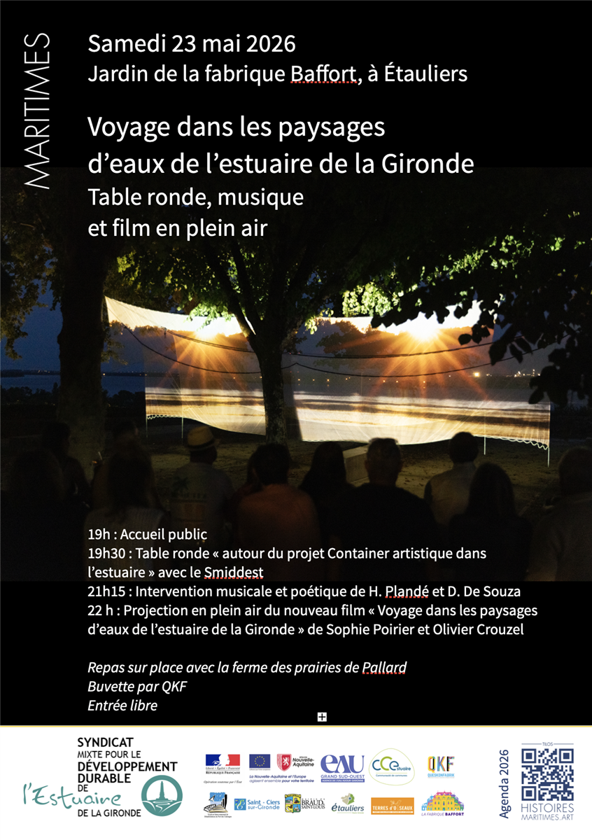 Voyage dans les paysages d'eaux de l'estuaire  ...