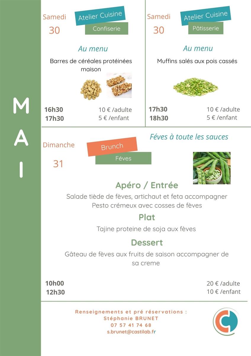 Ateliers culinaires Bio d'Ici