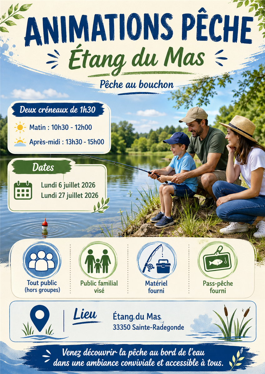 Animations pêches