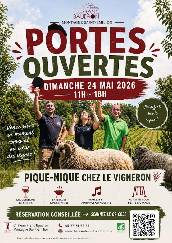 Château Franc-Baudron : pique-nique chez le vi ...