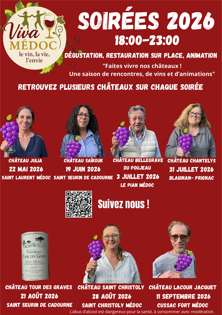 Soirée Viva Médoc au Château Julia