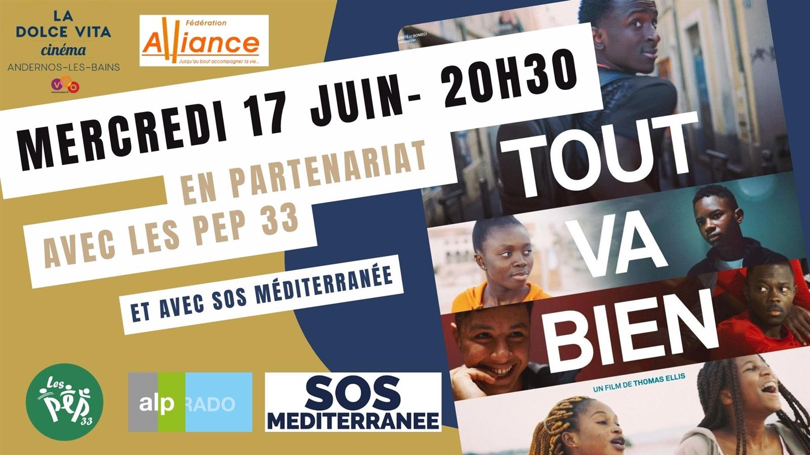 Ciné Débat : Projection du film "Tout va bien"
