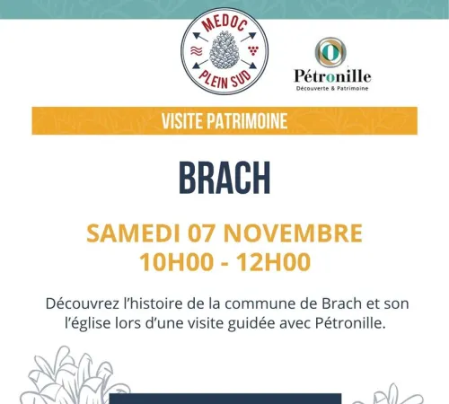 Sortie patrimoine : Histoire et patrimoine de la ville de Brach