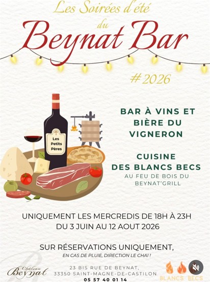 La spéciale du printemps du Beynat Bar
