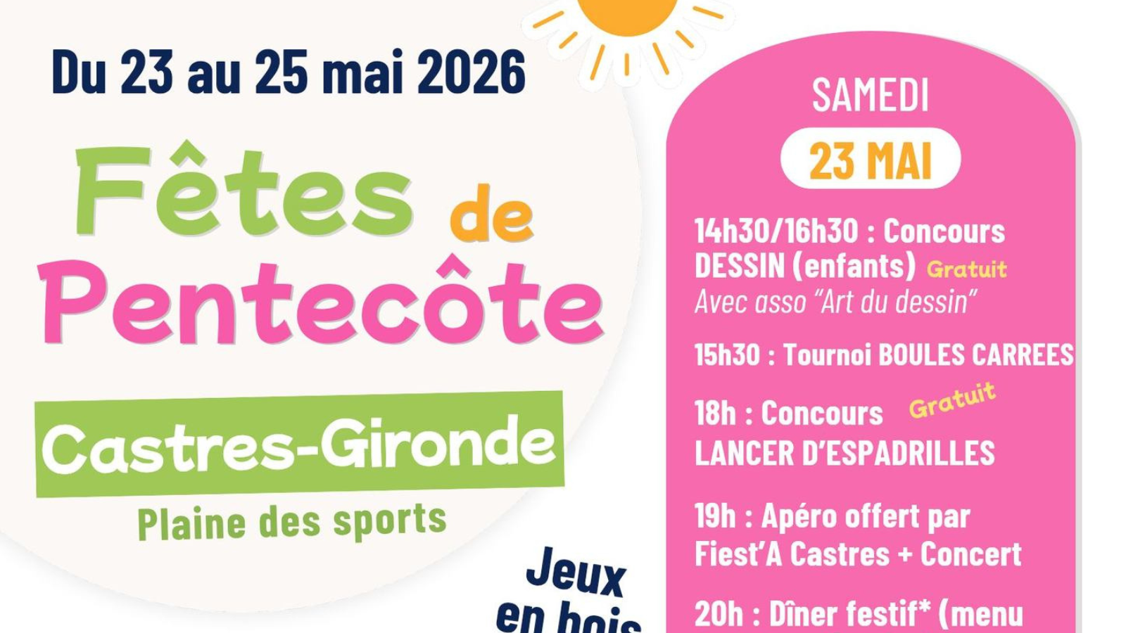 Fêtes de Pentecôte