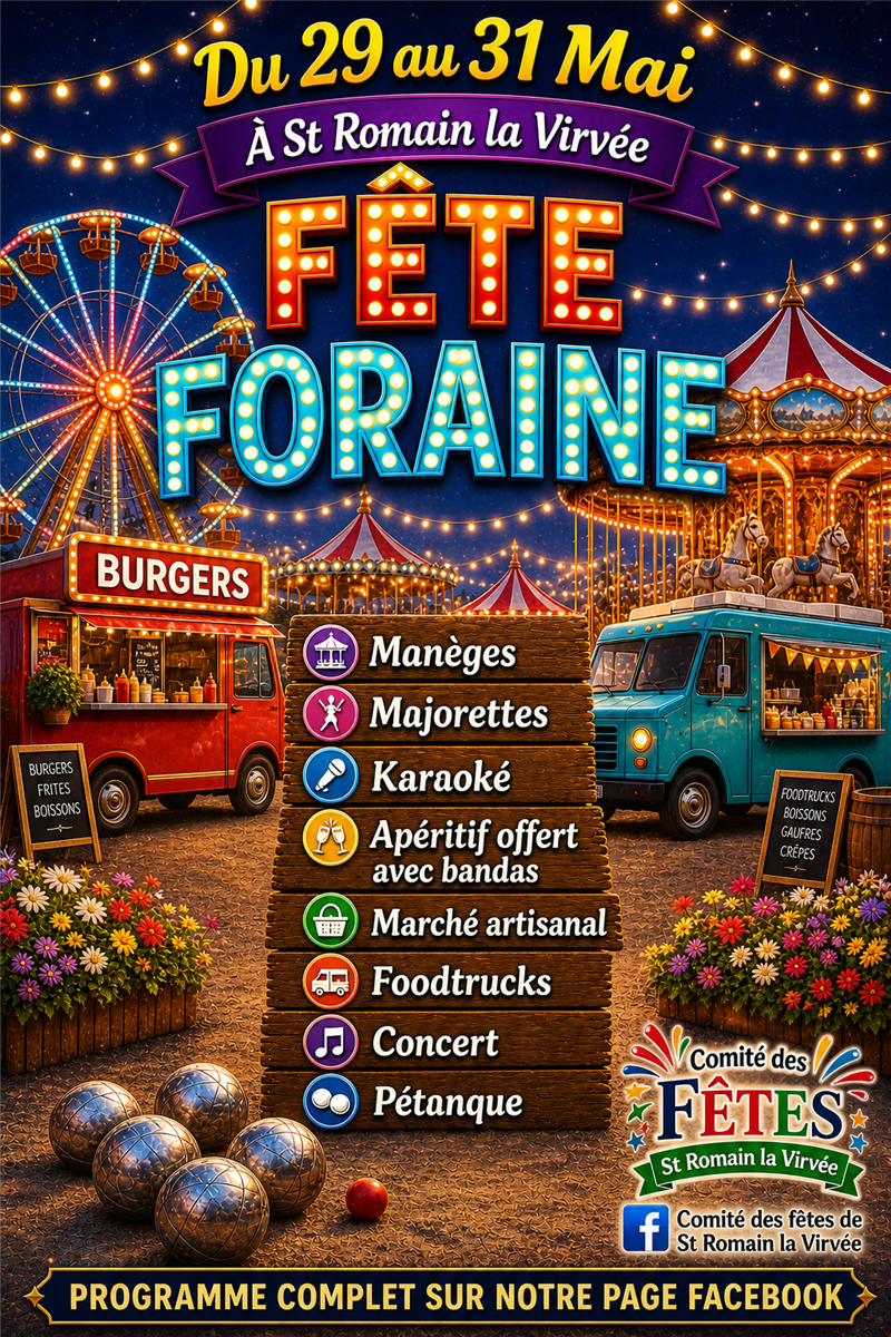 Fête foraine du Comité des Fêtes