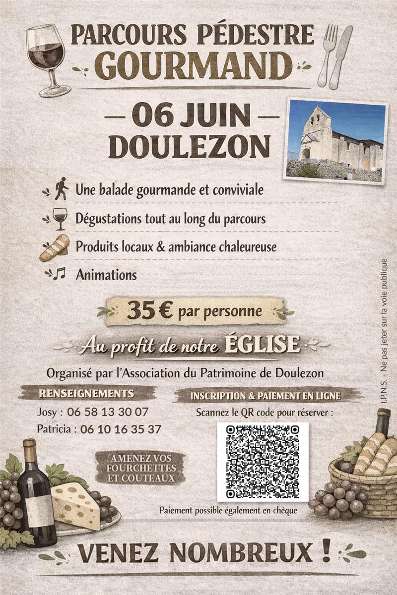 Marche gourmande à Doulezon