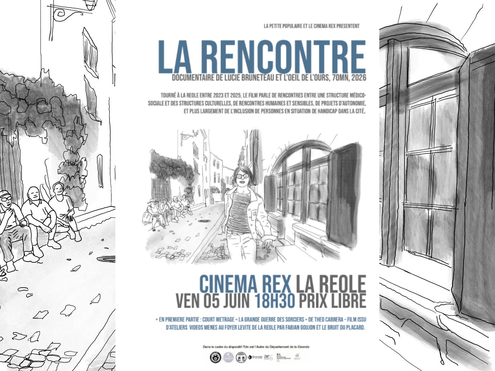 Projection de notre film-documentaire LA RENCONTRE