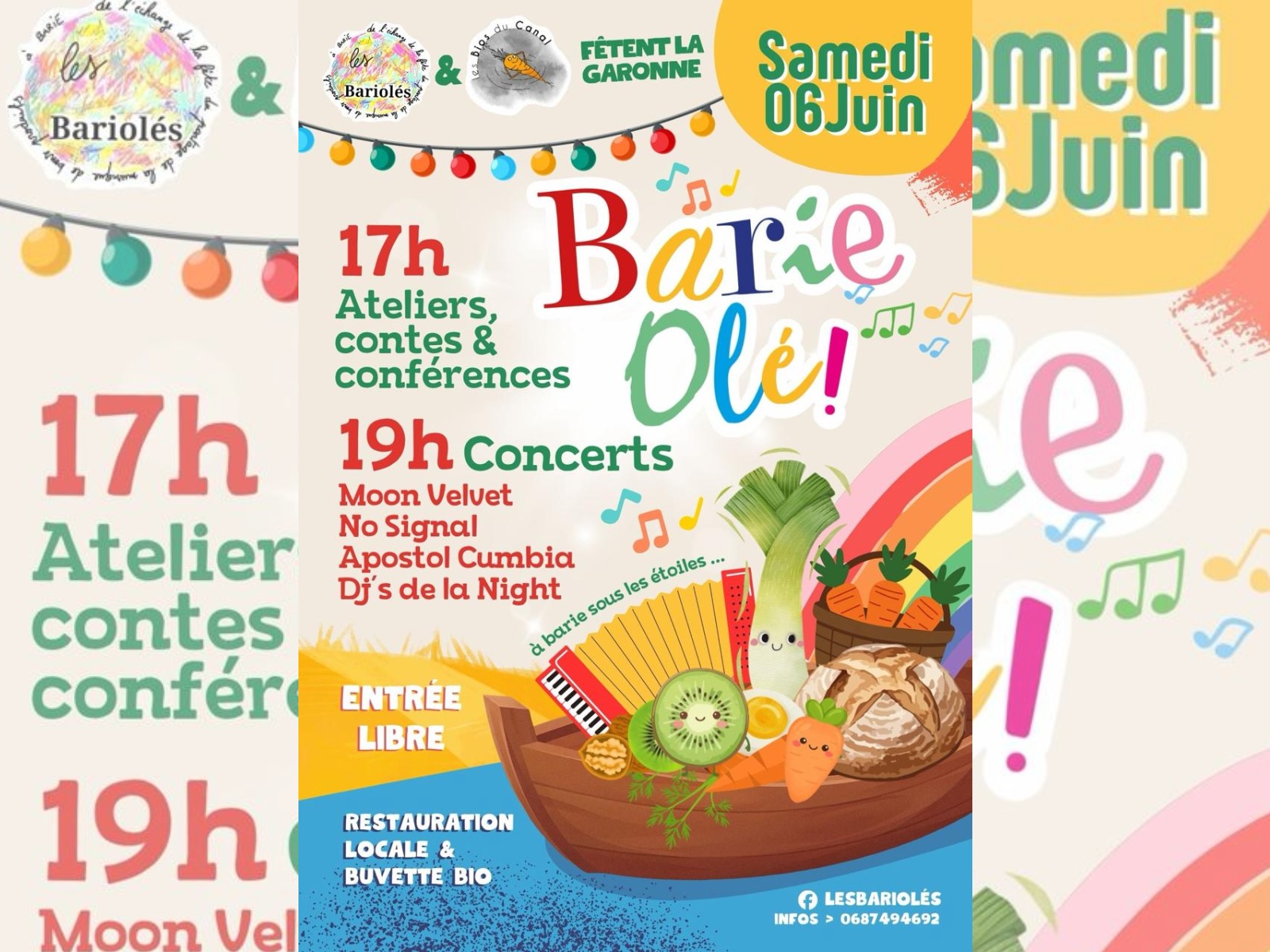 Les bariolés fêtent la Garonne