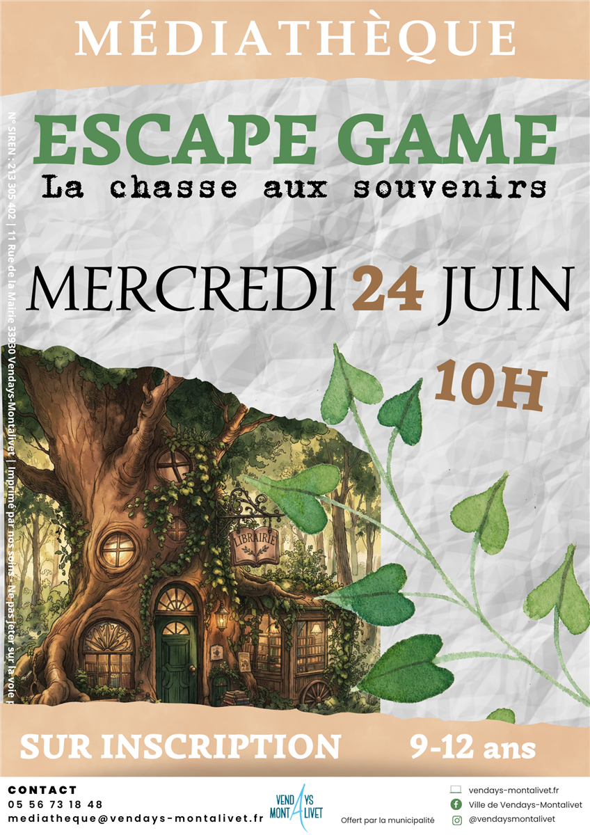 Escape Game : "La chasse aux souvenirs"