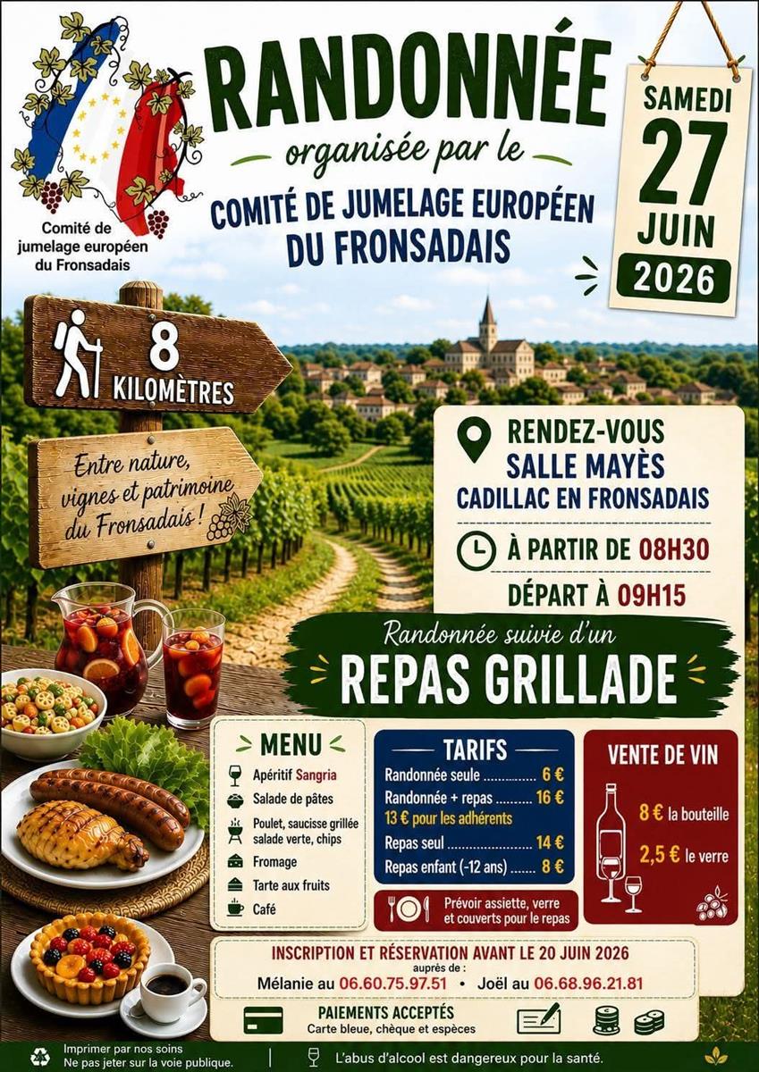 Randonnée organisée par le Comité de Jumelage  ...