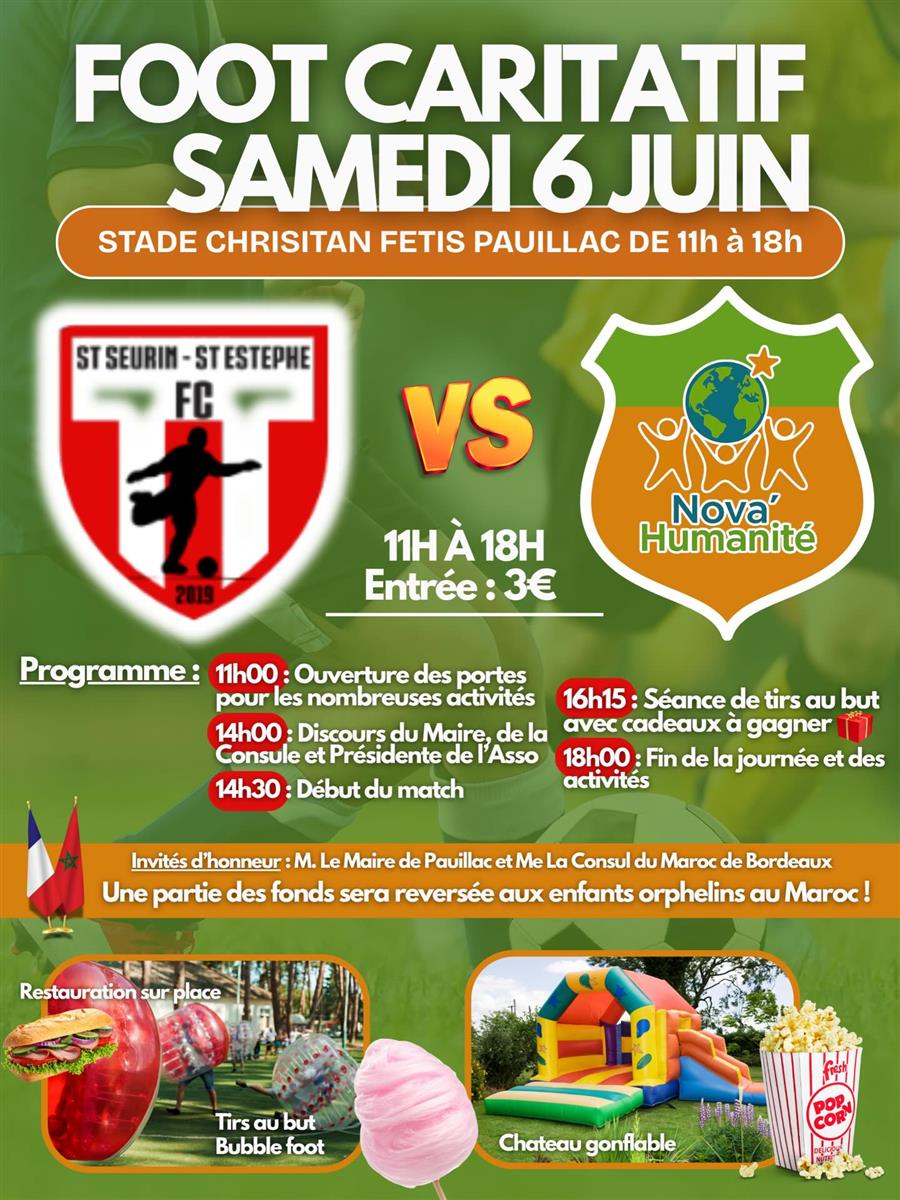 Tournoi de foot caritatif