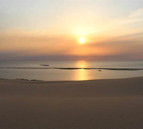 Balade commentée de la Dune du Pilat au coucher du soleil