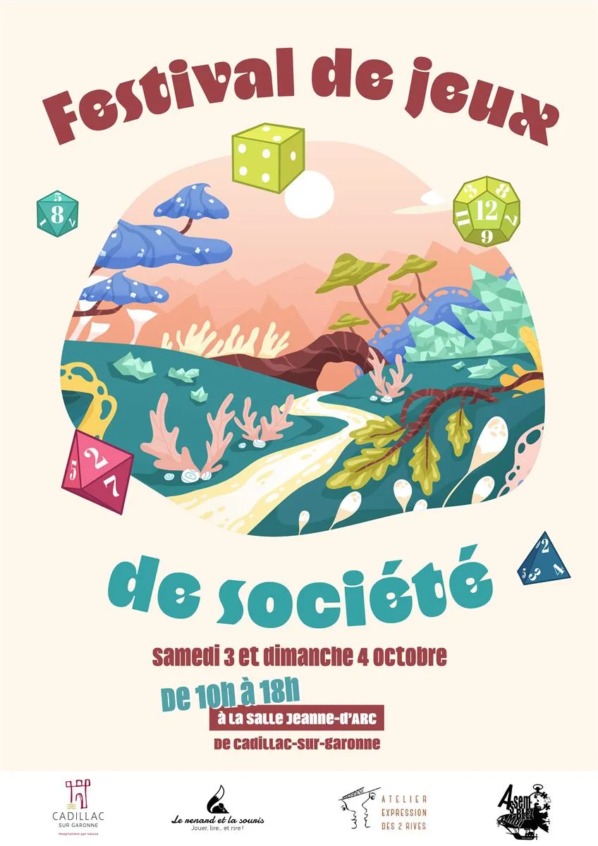 Festival Jeux de sociétés - Crédit: Mairie de Cadillac | CC BY-NC-ND 4.0