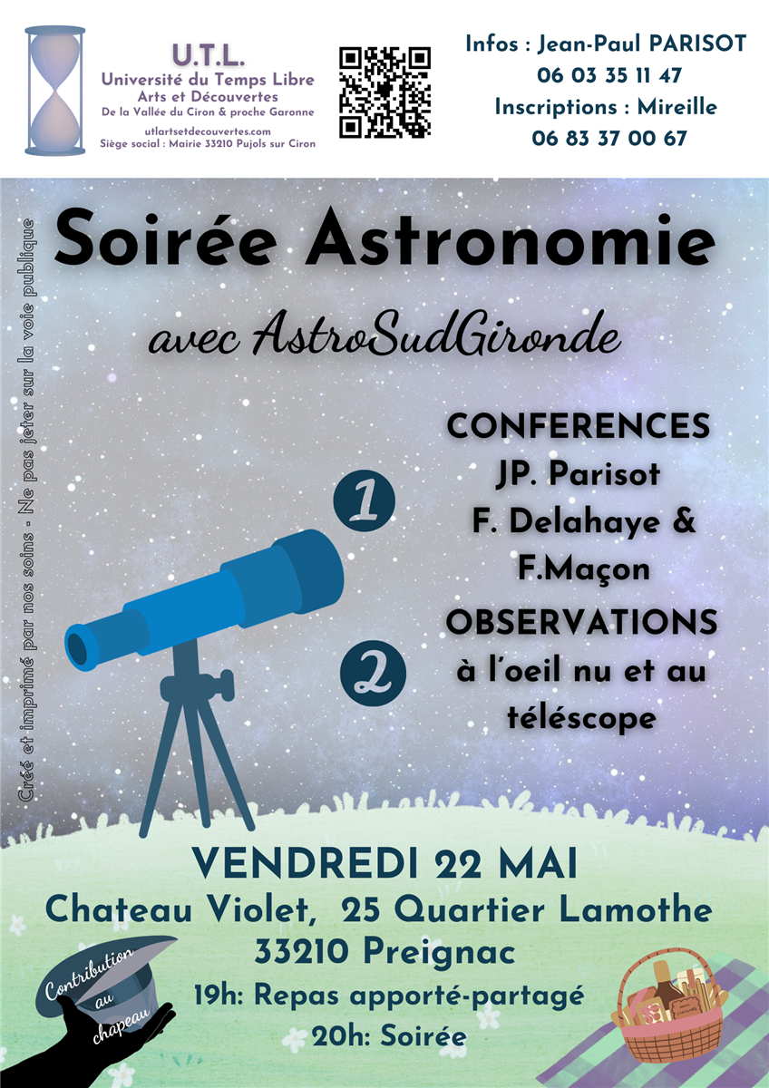 Soirée astronomie
