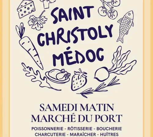 Marché de pays à Saint-Christoly-Médoc