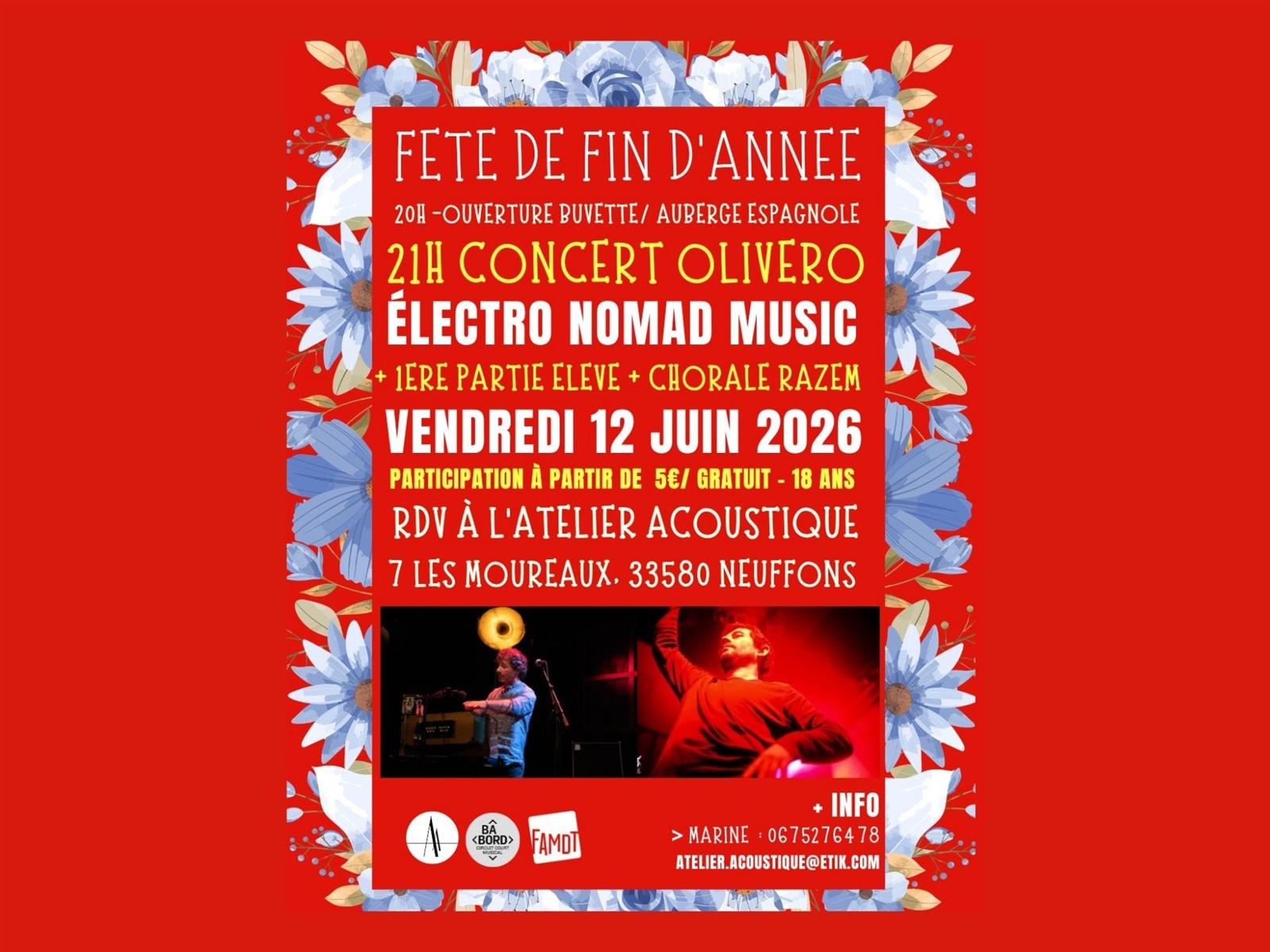 Soirée de fin d'année avec Olivero : electro n ...