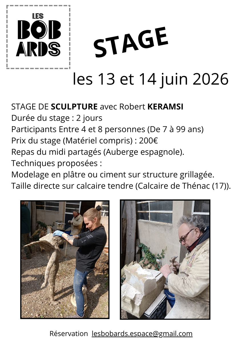 Sculpture avec Robert Keramsi
