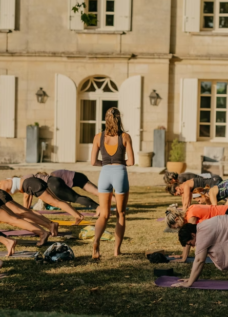 Yoga au Château Laroze