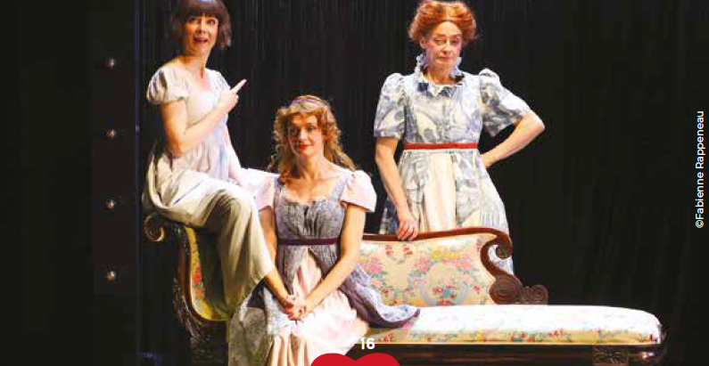 Théâtre : "Orgueil et préjugés... ou presque"  ...