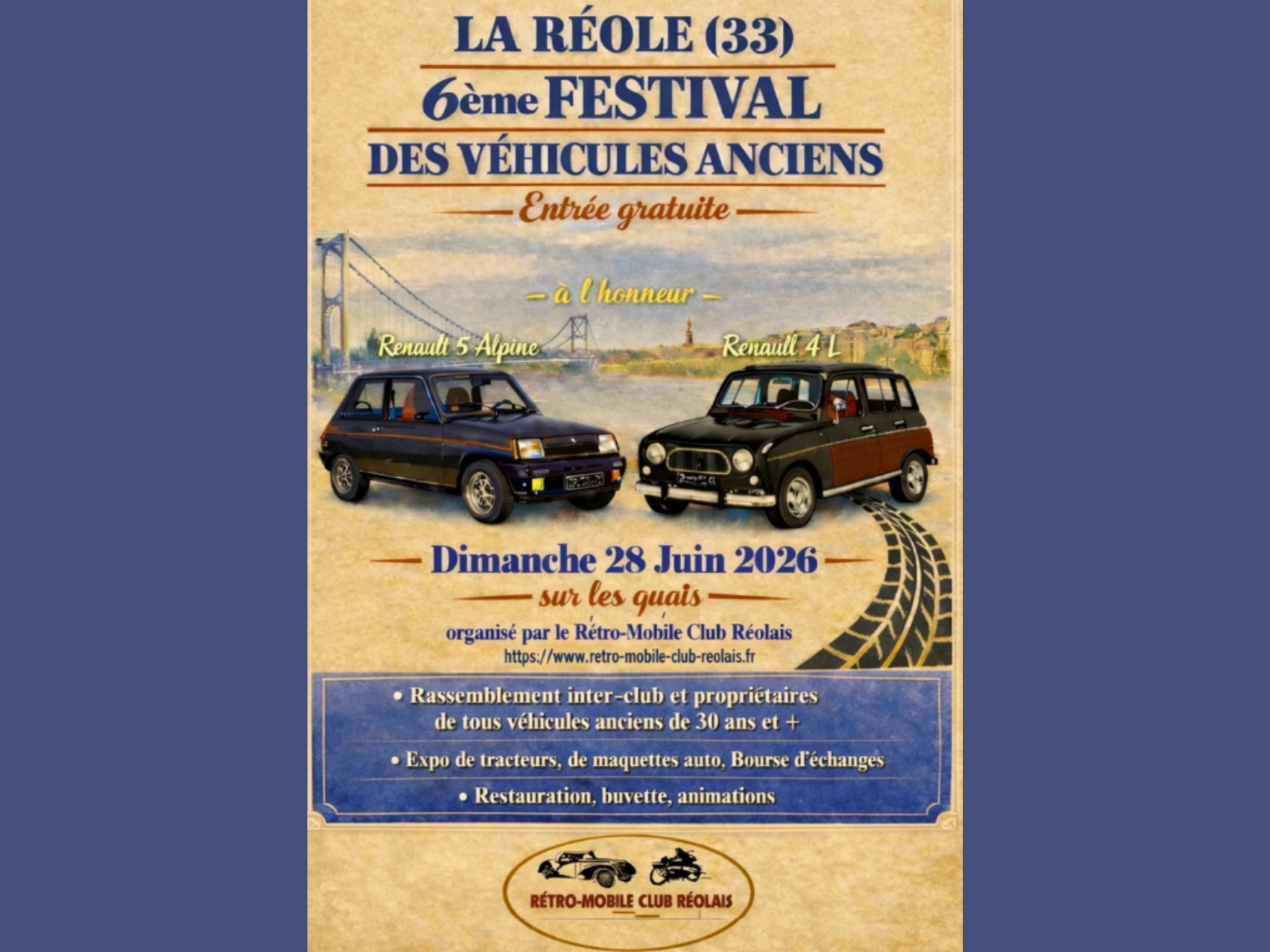 6ème FESTIVAL DES VEHICULES ANCIENS