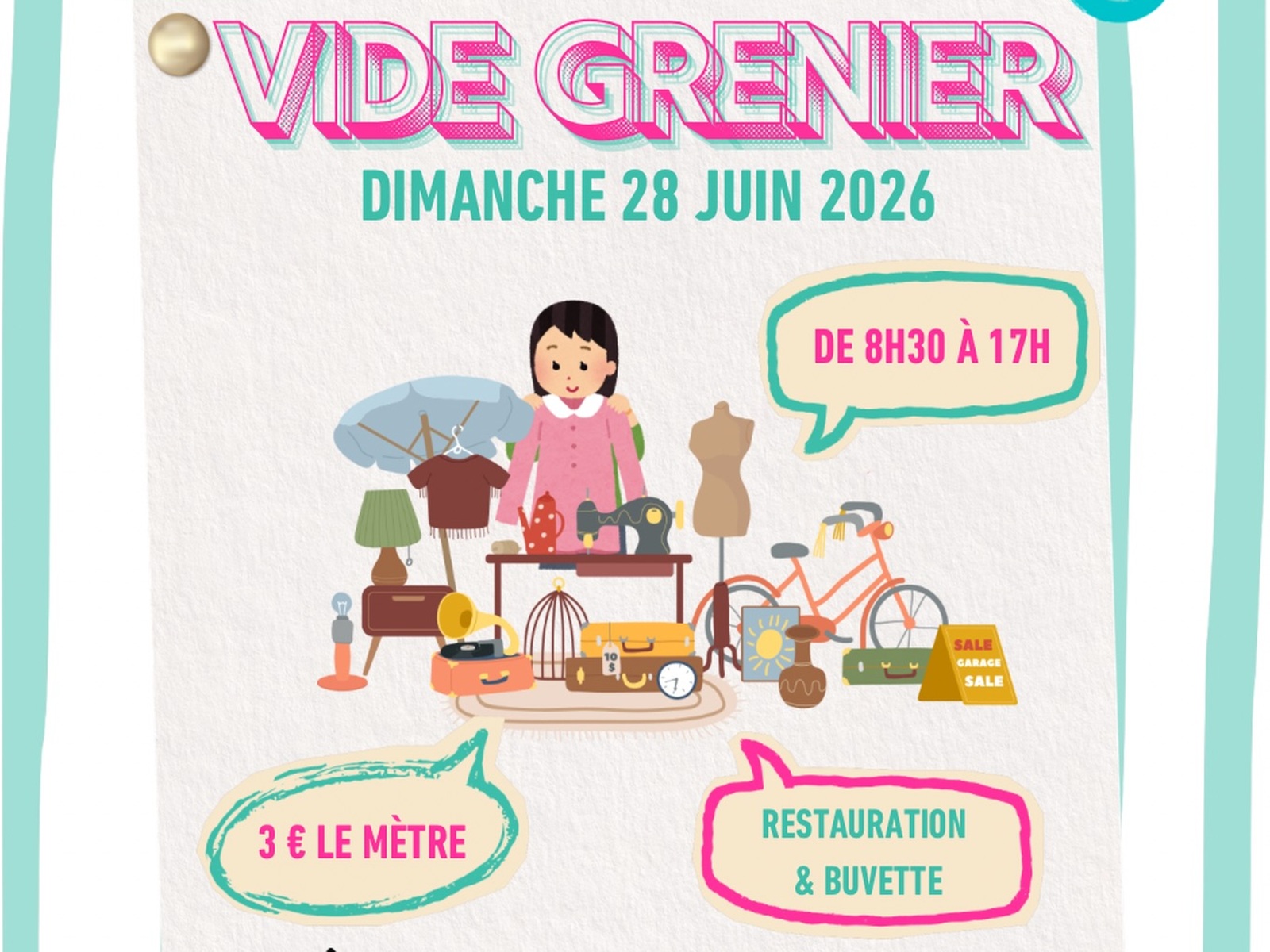 Vide-grenier au Domaine de la Frayse