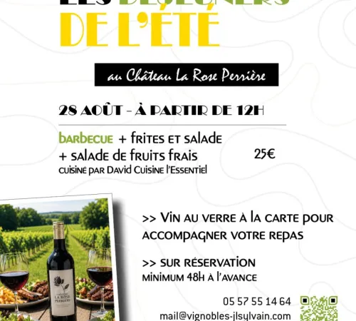 Déjeuner de l'été au Château
