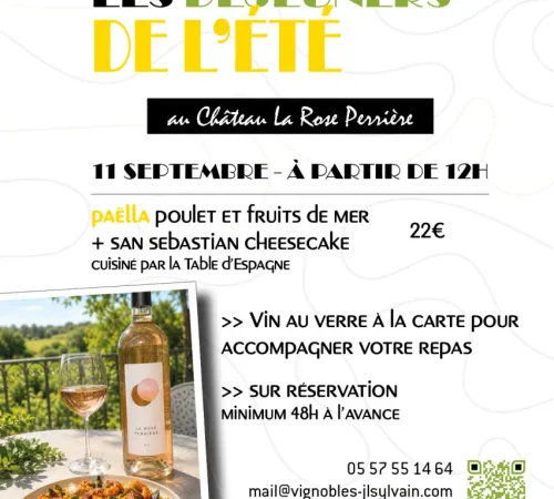 Déjeuner de l'été au Château