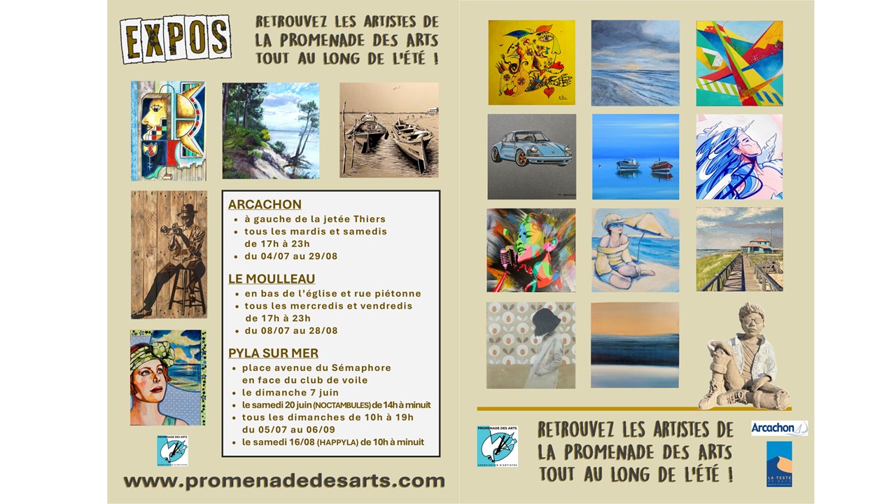 Promenade des arts du Moulleau