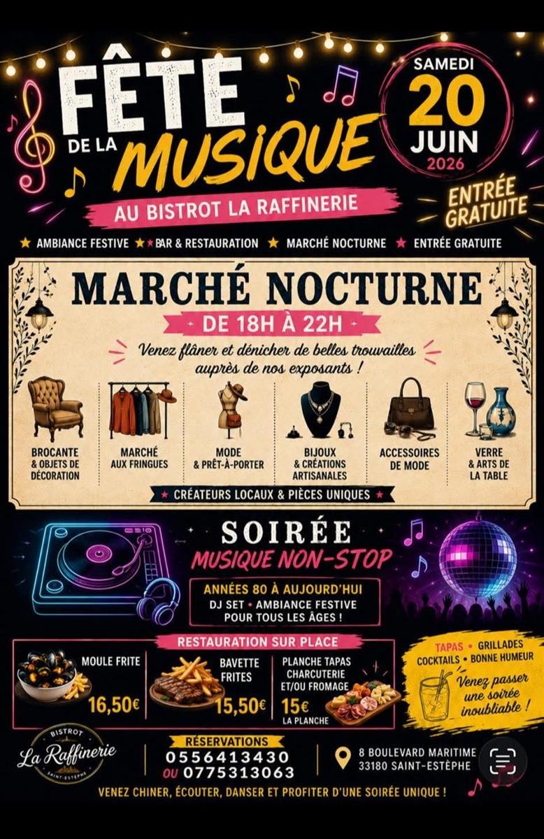 Fête de la musique au Bistrot la Raffinerie