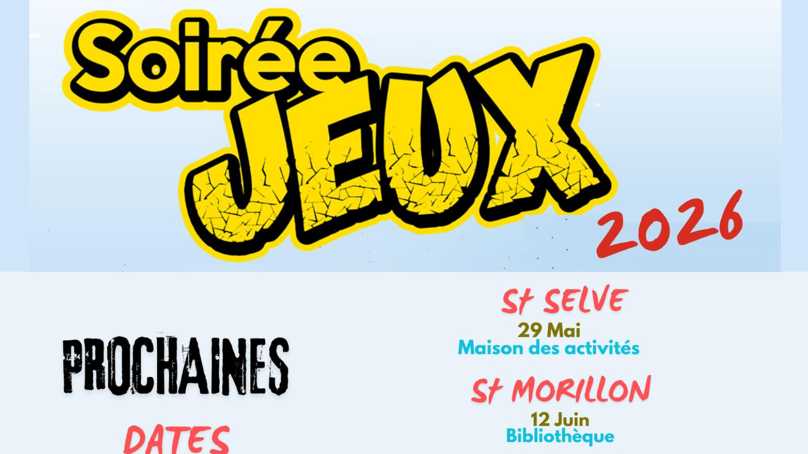 Soirée Jeux et Escape Game