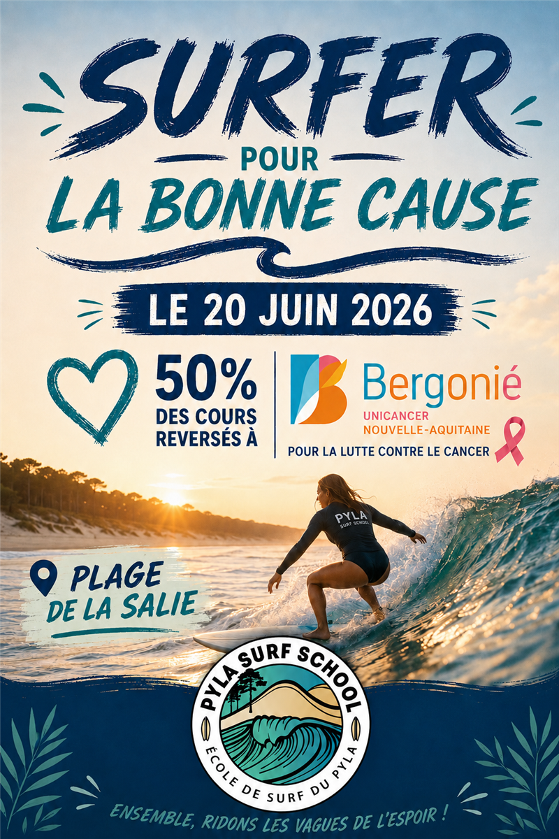 Surfer pour la bonne cause