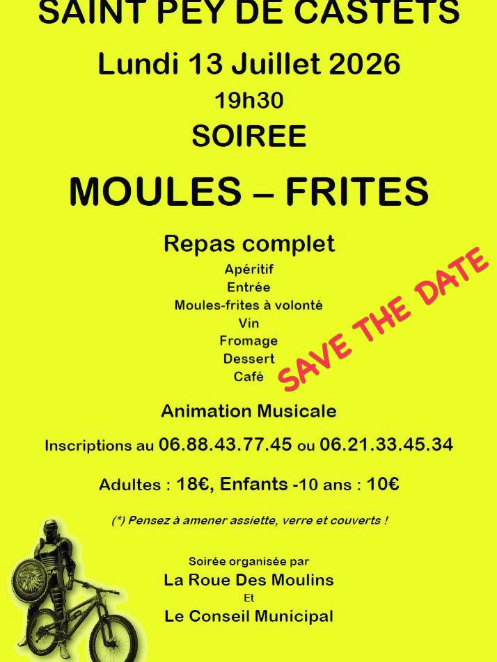 Soirée Moules - Frites