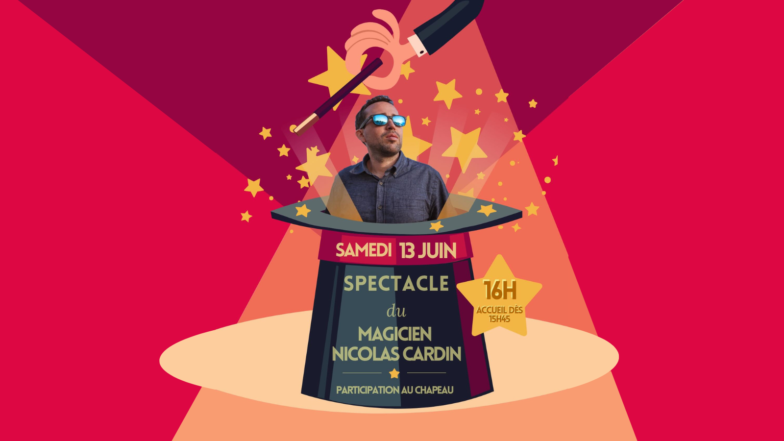 Spectacle du magicien Nicolas Cardin