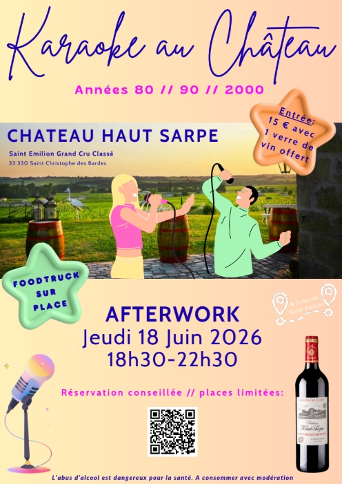 Château Haut Sarpe : Karaoké