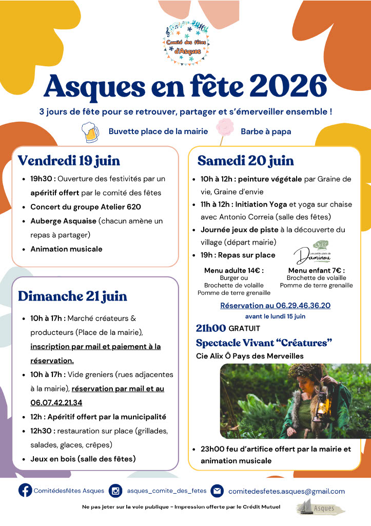 Asques en fêtes