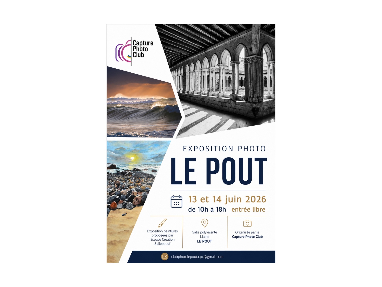 Exposition de photos et de peintures au Pout